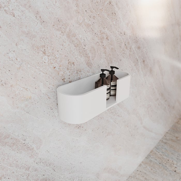 "Contenedor de baño en Solid Surface (Corian)"