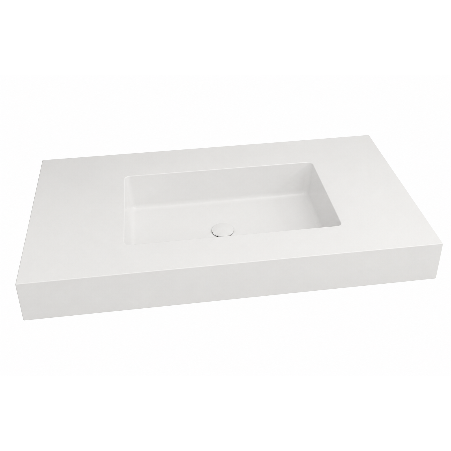Encimera de Corian con faldón - Solid Surface