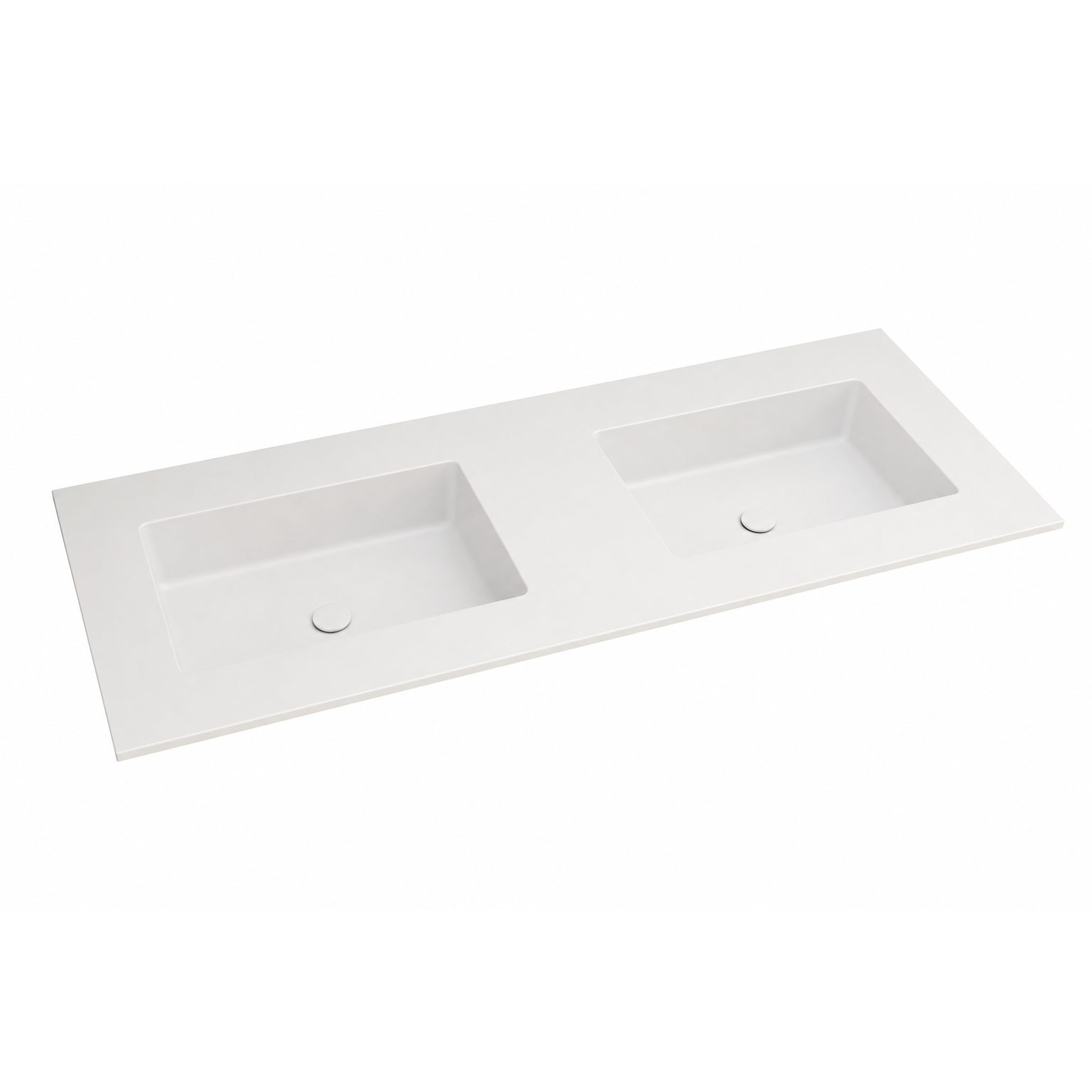Encimera de Corian con lavabo doble - Solid Surface