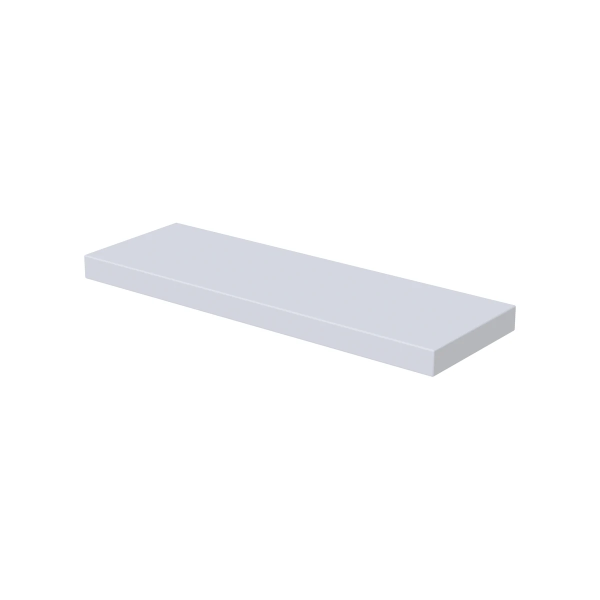 Estante de baño atornillado de Solid Surface (Corian®) blanco mate