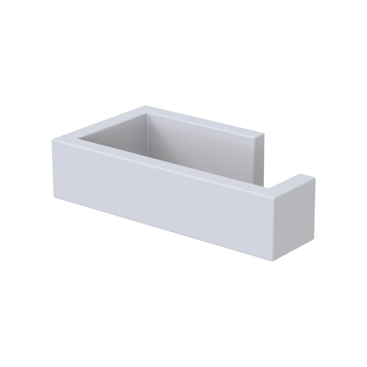 Portarrollos de papel adhesivo de Solid Surface (Corian®) blanco mate