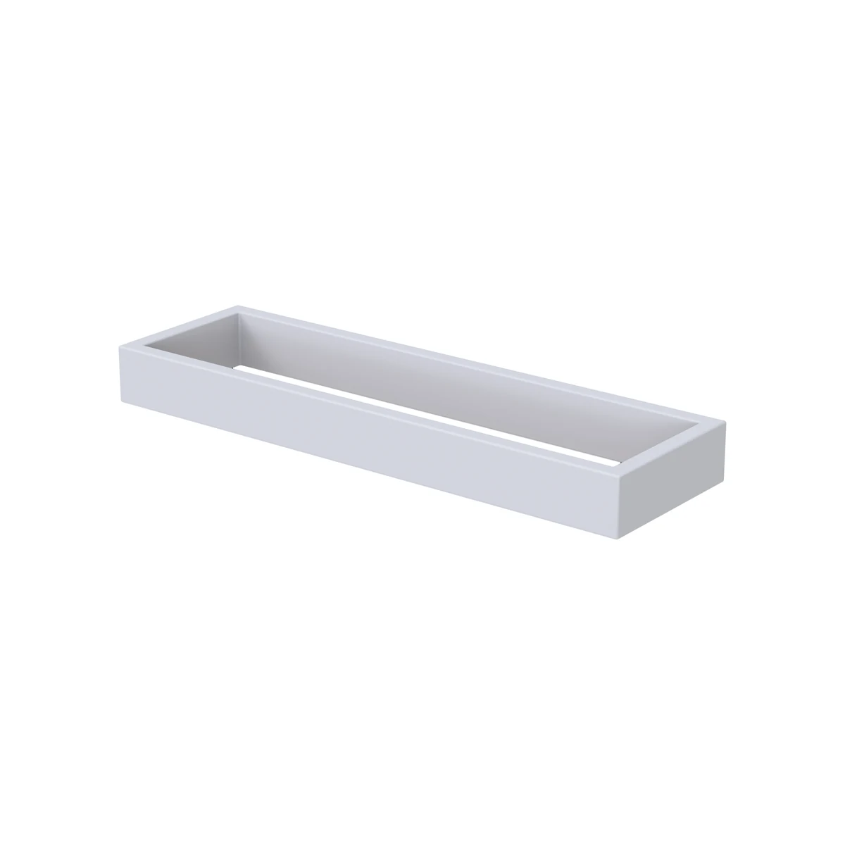 Toallero adhesivo de Solid Surface (Corian®) blanco mate