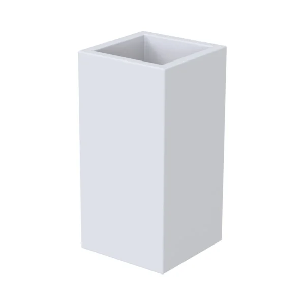 Vaso de encimera de Solid Surface (Corian®) blanco mate