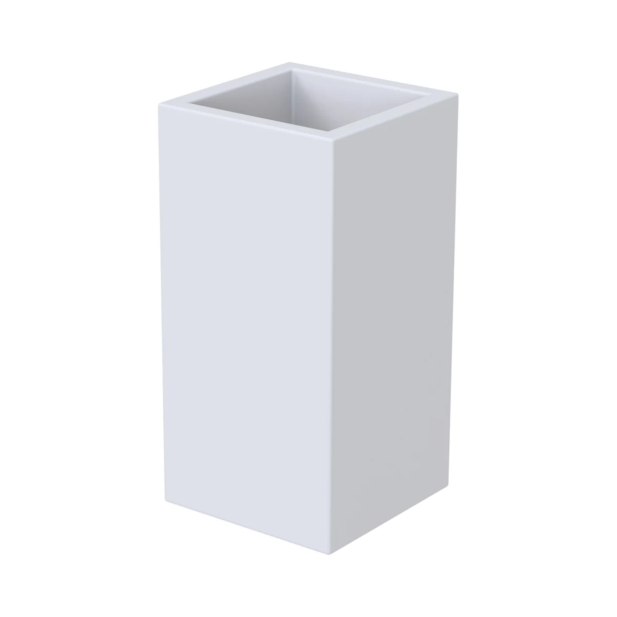 Vaso de encimera de Solid Surface (Corian®) blanco mate
